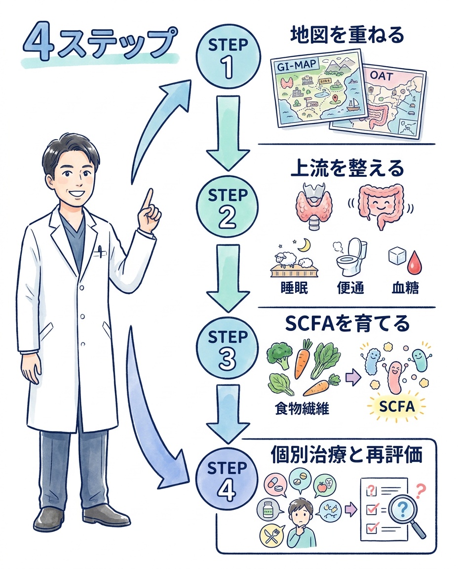 腸カンジダを土壌から見直す四つの順番