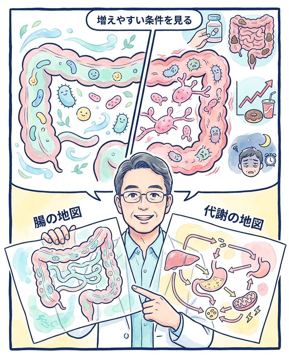 GI-MAPとOATを二枚の地図として重ねる